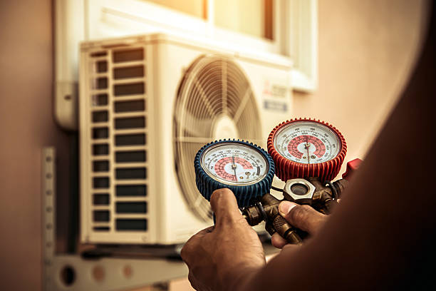 Professional Air Conditioning Service technician working in Pelzer, SC